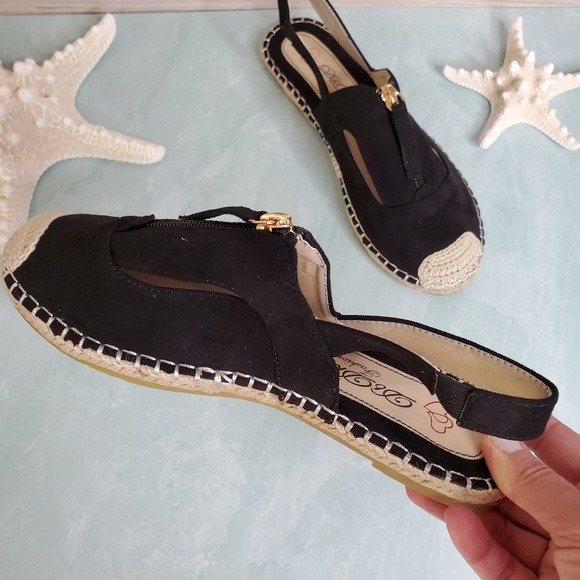 DBDK Shoes - NEW Black Darlina Sling-back Espadrille